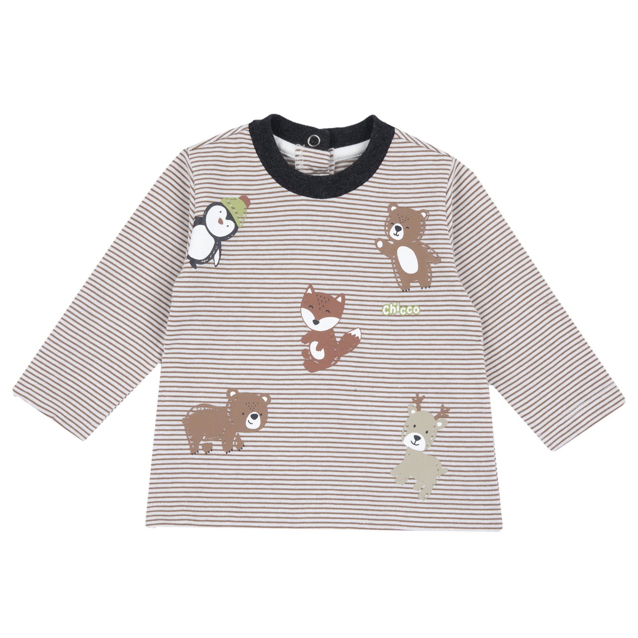 Camiseta Chicco manga larga animales