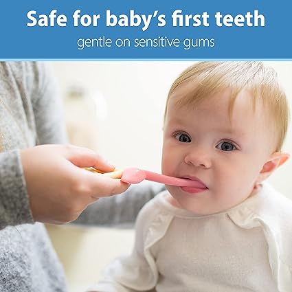 Dr. Brown's Cepillo de dientes para bebés y niños pequeños, flamingo 1-4 años