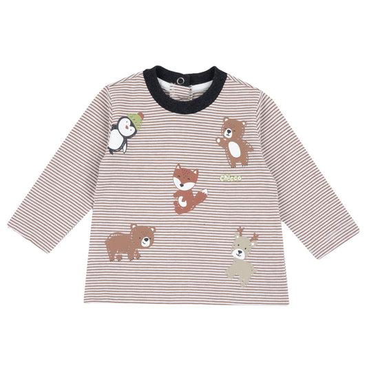 Camiseta Chicco manga larga animales