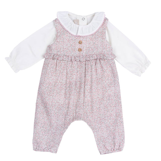 Conjunto Chicco body con peto largo