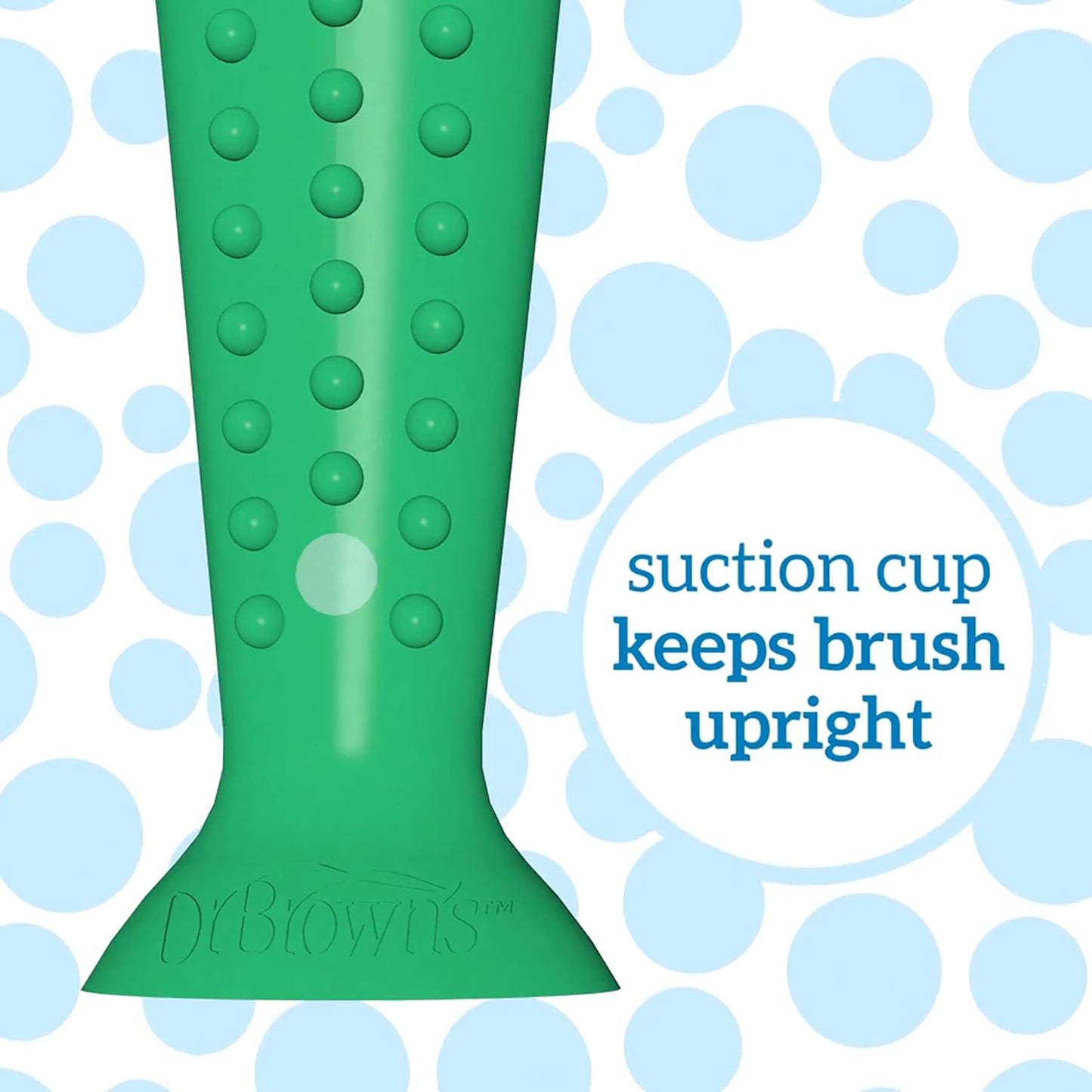 Dr. Brown's Cepillo de dientes para bebés y niños pequeños, cocodrilo, 1-4 años