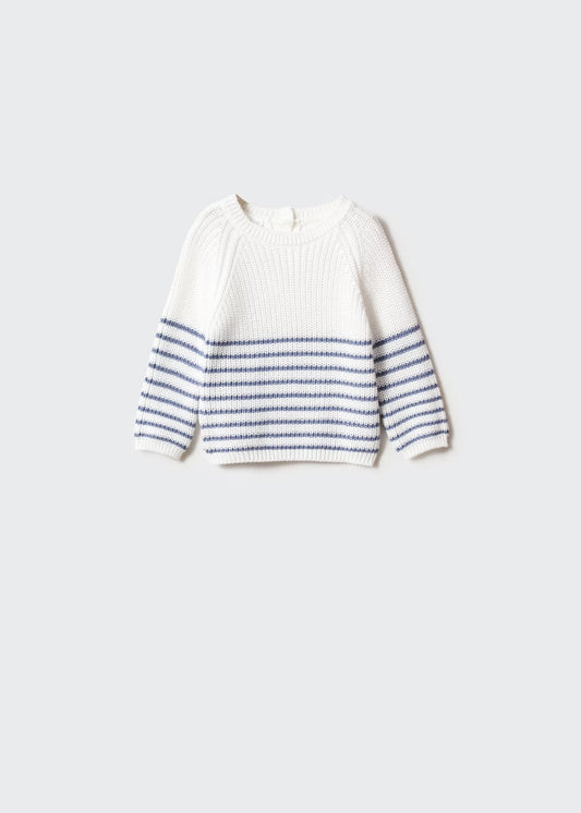 Jersey Punto Rayas Mango Kids azul