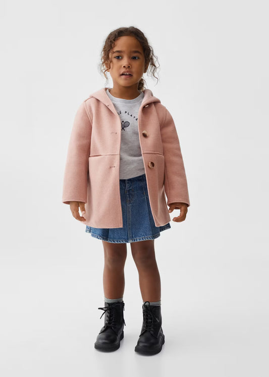 Abrigo Mango rosa