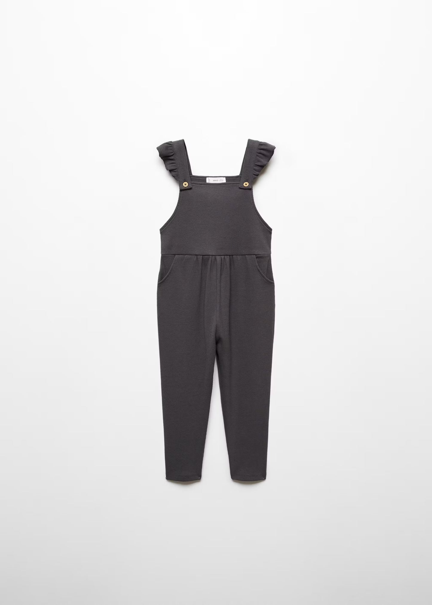 Peto Mango negro punto algodón