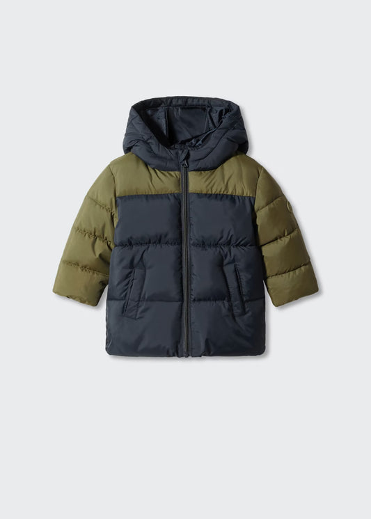 Anorak Mango Kids acolchado